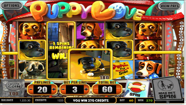 Бонусная игра Puppy Love 10