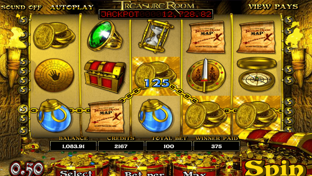 Характеристики слота Treasure Room 10