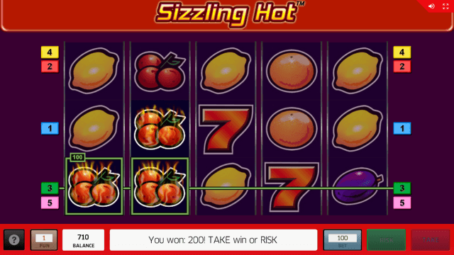 Бонусная игра Sizzling Hot 15