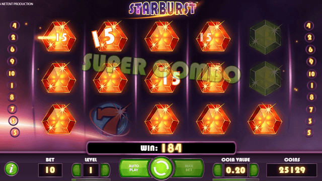 Бонусная игра Starburst 4